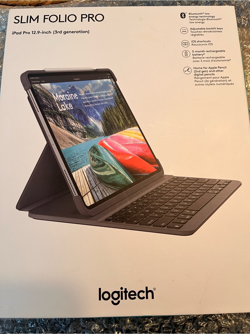 Tablet Keyboard Slim Folio Pro iPad Pro 12.9 - inch (3rd generation) Bluetooth
